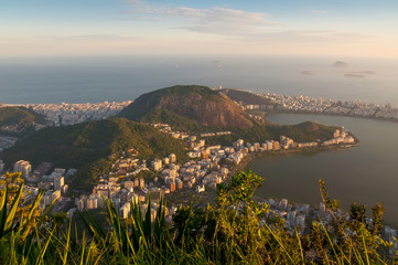 Sunset over Rio de Janeiro