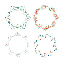 floral flower frames