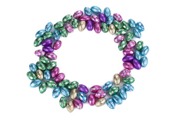 colorful easter eggs