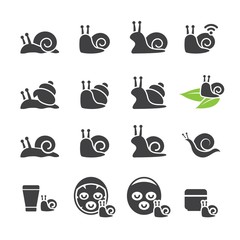 snail icon set © jacartoon