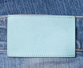 jeans label clothing tag
