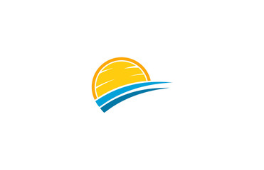 sun logo vector