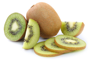 Kiwi Obst Frucht Früchte geschnitten Freisteller freigestellt i