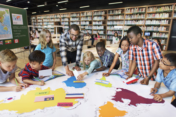 Geography Worldwide Explorer Continent Country Concept