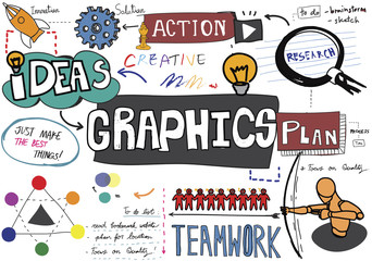 Fototapeta premium Graphic Graphics Illustration Creative Design Concept