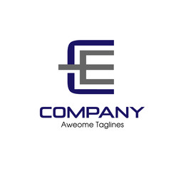 C, E, CE letter Business design template logo icon
