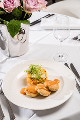 fish cutlet with rice