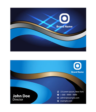 Business Card Template vector
