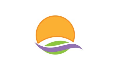abstract circle company logo