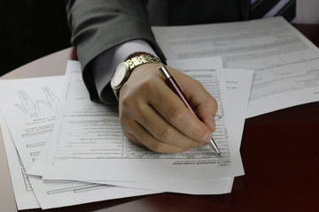 hand signed insurance