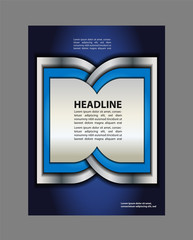 flyer,brochure template. vector
