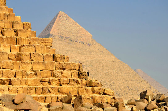 Giza Pyramid Complex In Egypt