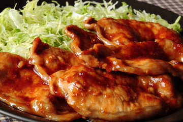 豚肉の生姜焼き
