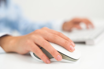 Person using a computer