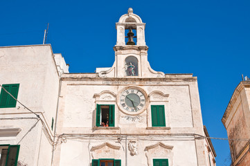 Clocktower. Polignano a mare. Puglia. Italy 