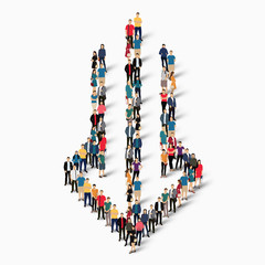 abstract business symbol people