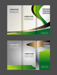 Custom tri-fold brochure template Works great for either the inside or outside of the brochure.
