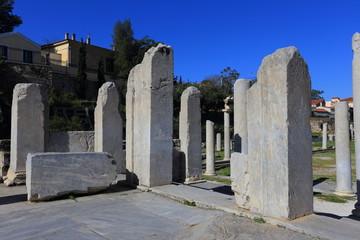 Roman Agora in Athens, Greece.