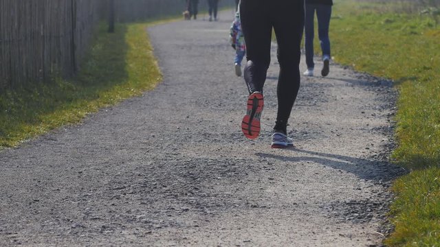 jogging