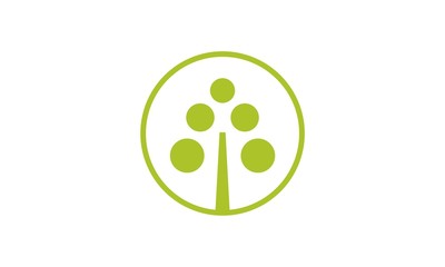 abstract tree business company logo