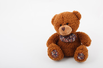 Toy plush bear Brown