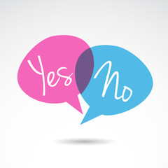 Bubble speech vector icon.