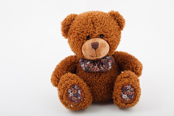 Toy plush bear Brown