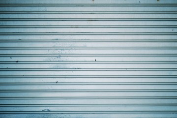 Old metal sliding door