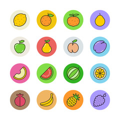 Fruits icons