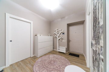 White empty anteroom