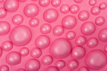 Pink coloured foam mat. Background