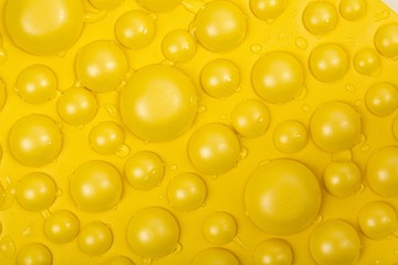 Yellow colored foam mat. Background