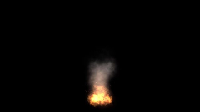 Flame animation background. Alpha chanel included. 