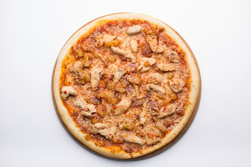 Fresh pizza serving Board