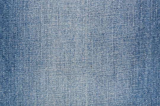 Jeans fabric. Vertical fiber position