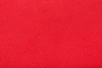 Obraz premium Red colored mat for children. Diagonal lines.Closeup