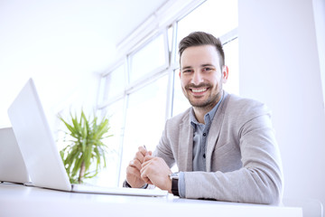 Cropped shot of a young businessman