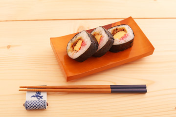 おいしそうな巻き寿司