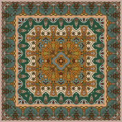 Bright colored handkerchief