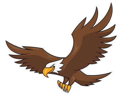 Flying eagle illustration 2