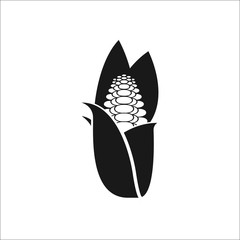 Corn symbol simple icon on  background