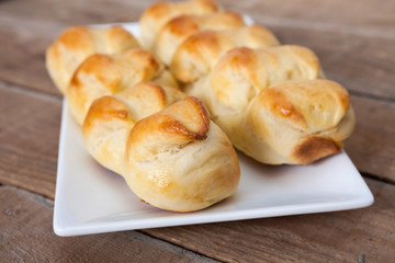 Homemade small bread like pastry