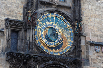 Fototapeta na wymiar Astonomical Clock View