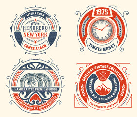 vintage logo templates, Hotel, Restaurant, Business or Boutique