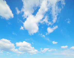 white soft clouds