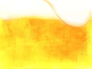 Rolgordijnen achtergrondbier met schuim © perori