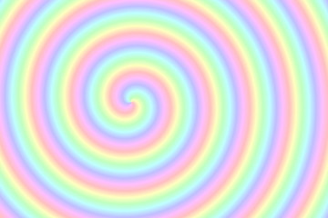 Fototapeta na wymiar pastel colored spiral in the center