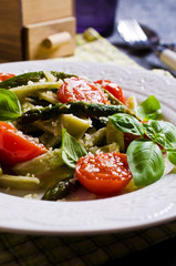 Homemade traditional pasta