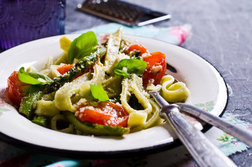 Homemade traditional pasta
