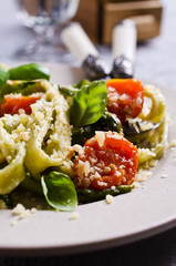 Homemade traditional pasta